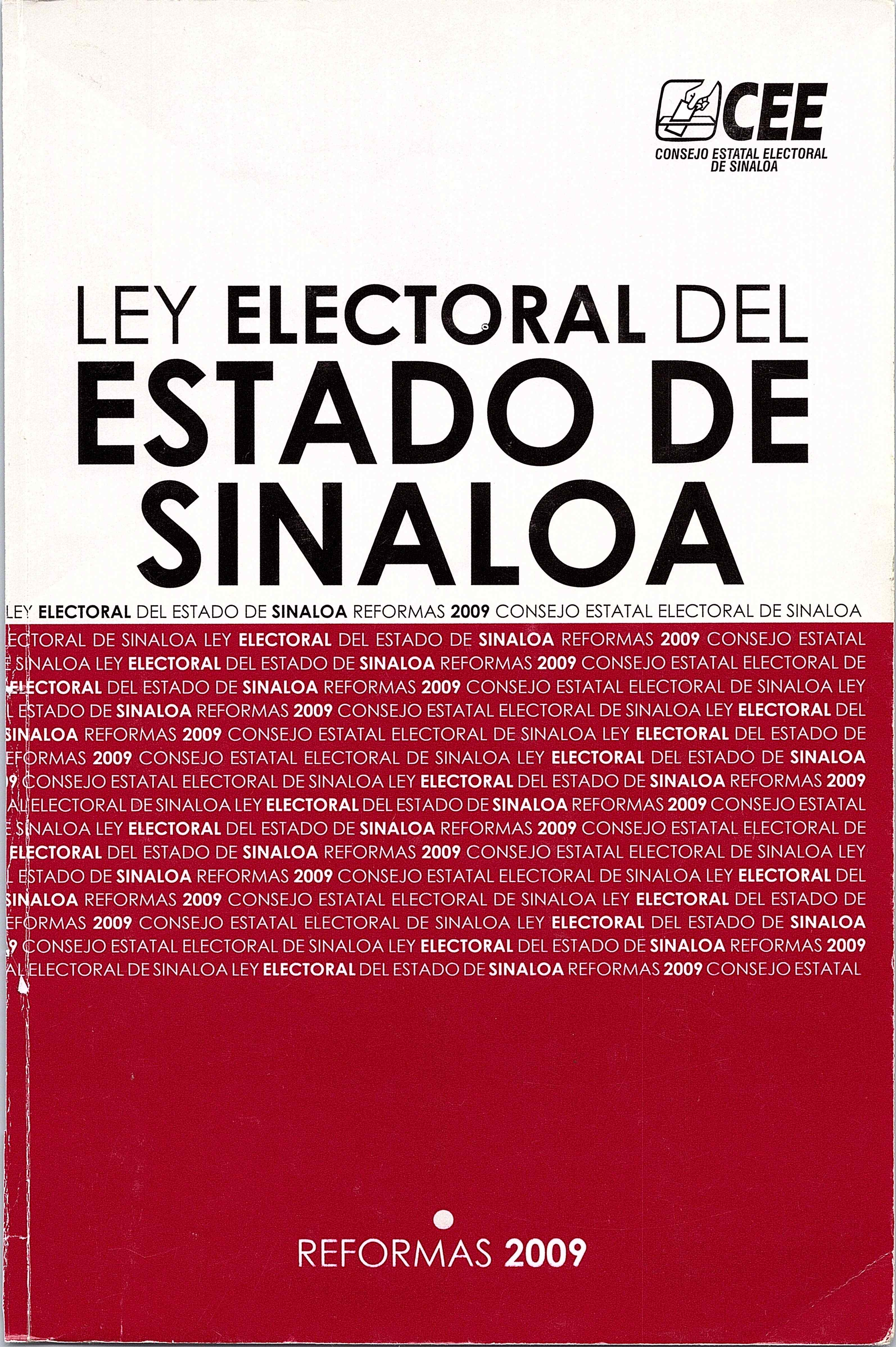 Ley Electoral del Estado de Sinaloa 2009